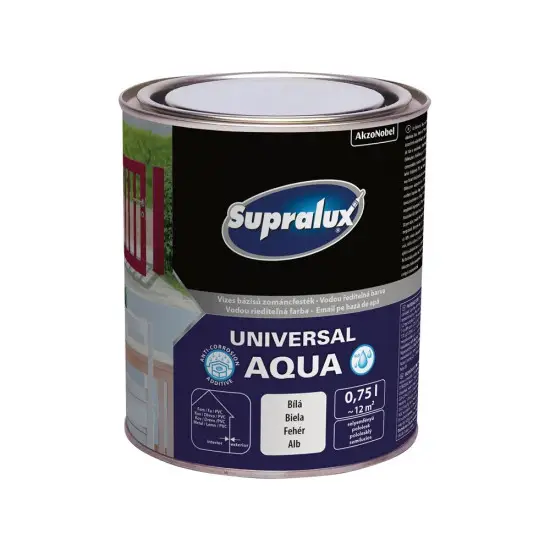 Olcsó Supralux Universal Aqua selyemf. fehér 0,75 l