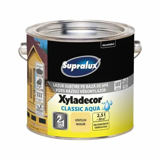 Expressz szállítás Supralux Xyladecor Classic Aqua színtelen 2,5 l