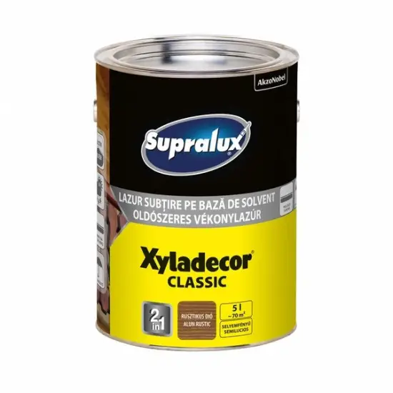 Árengedmény Supralux Xyladecor Classic vékonylazúr rusztikus dió 5 l