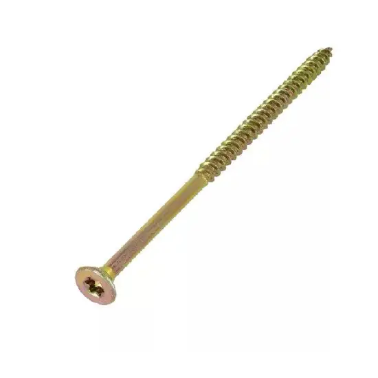 Árengedmény Torx hornyú faforgácslap csavar sárga RM 6X180