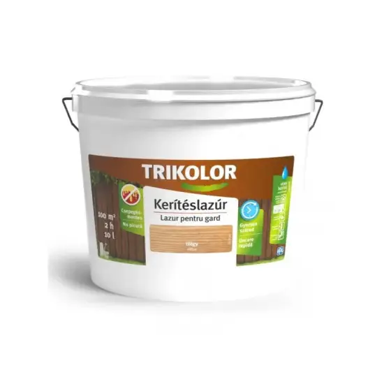 Trikolor kerítéslazúr tölgy 10 l Biztonságos fizetés
