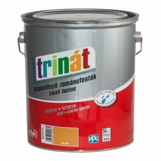 Akciós ár Trinát magasf. zománcfesték 450 okker 5 l