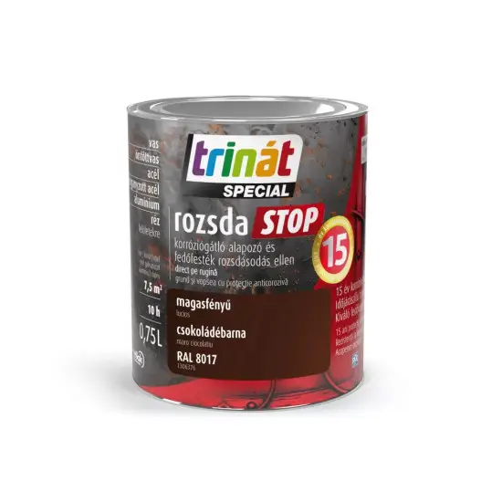 Trinát Rozsdastop magasf. RAL8017 csokoládébarna 0,75 l Exkluzív ajánlat