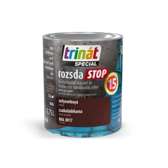 Trinát Rozsdastop selyemf. RAL8017 csokoládébarna 0,75 l Kiárusítás