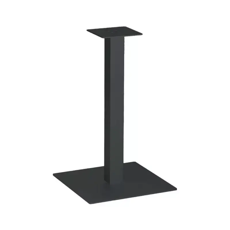 Legjobb ár Asztalláb bisztró Szögletes 450x450mm Fekete Strong