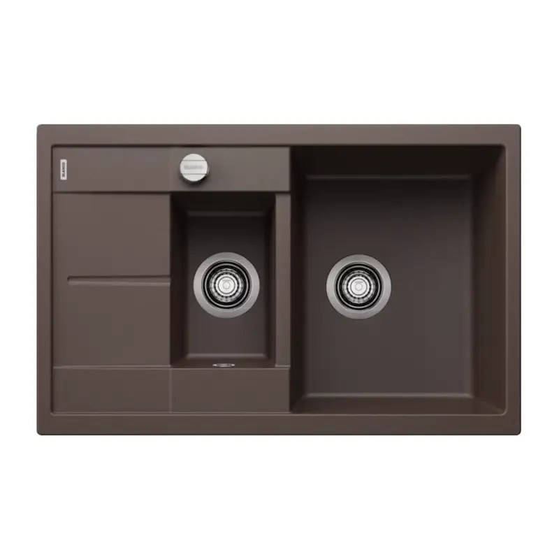 BLANCO METRA 6 S Compact Silgranit mosogatótálca, kávé, excenterrel Rendeld meg most