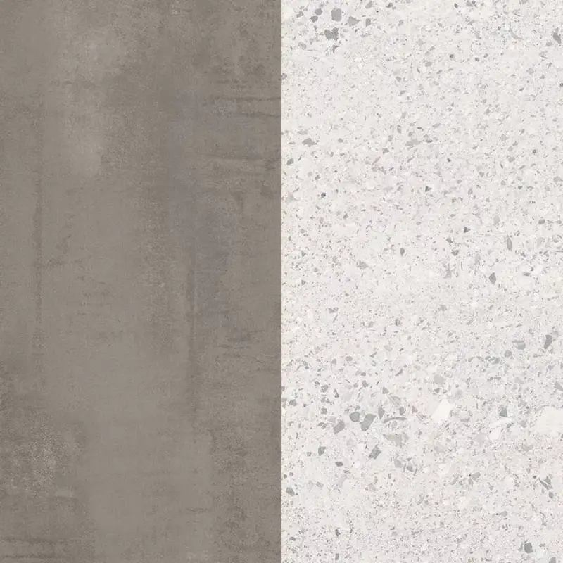 Népszerű Konyhai hátfal K200 RS Világos Beton/K095 SU Világos Terrazzo Márvány 4100x640x10mm