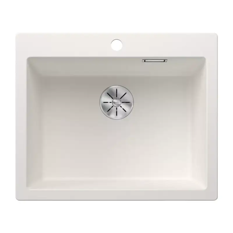 Népszerű BLANCO PLEON 6 Silgranit mosogatótálca, fehér, tartozékok nélkül, excenter nélkül