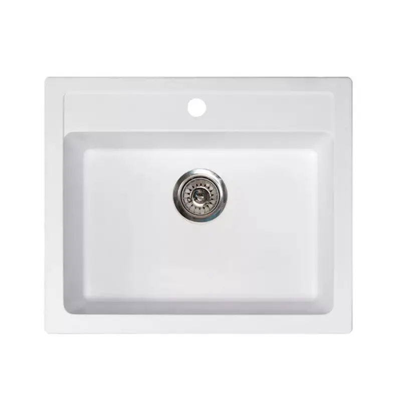 Quadro 60 XGranit Fehér mosogató 600x500/195mm 161968 Azonnal elérhető