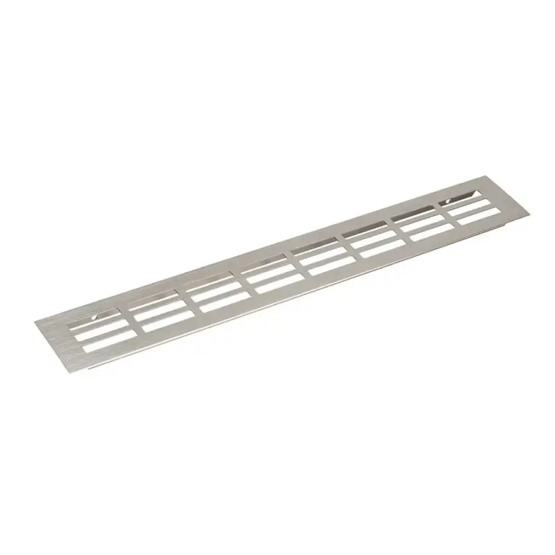 Szellőzőrács 80x500mm Nemesacél imitáció Vásárlói kedvenc