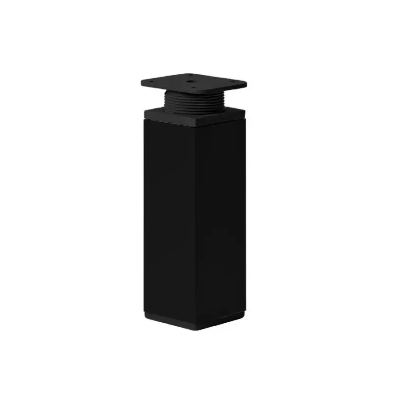 Szekrényláb 100mm 40x40mm Fekete E/FK 10 (négyzet alakú) Különleges ajánlat