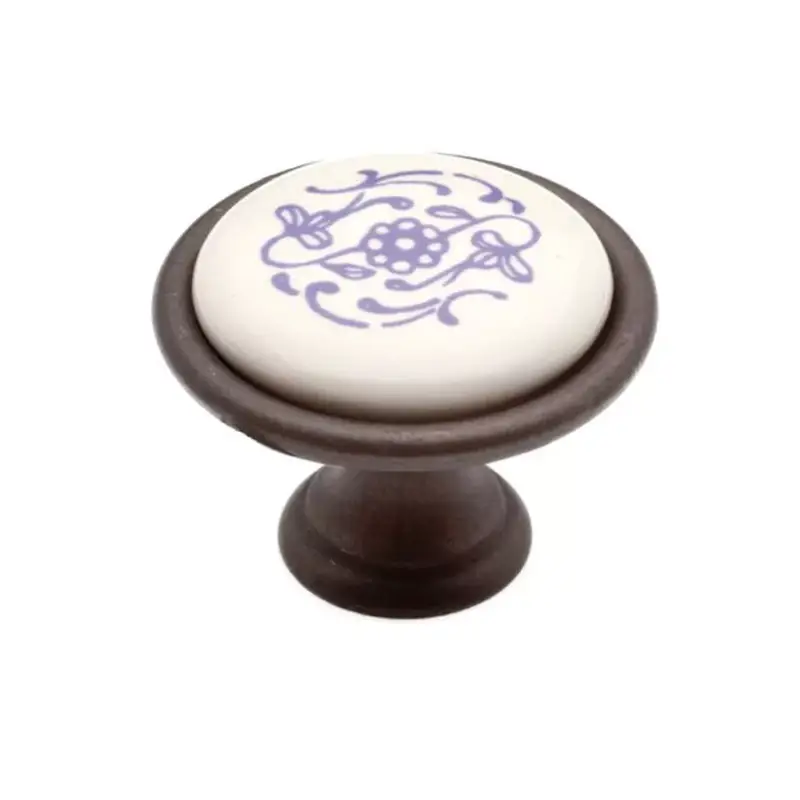 Ne maradj le Fogantyú P07.01.90.B1G Country Bronz-Kék Motívum Fém/Porcelán