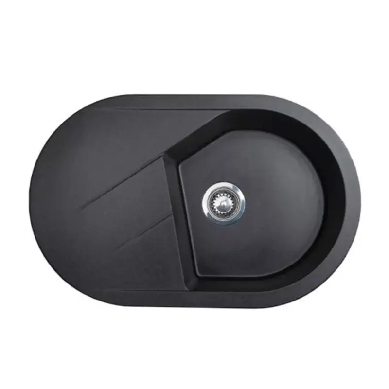 Vesta Plus XGranit Fekete mosogató 780x500/195mm 190595 Szezonális akció