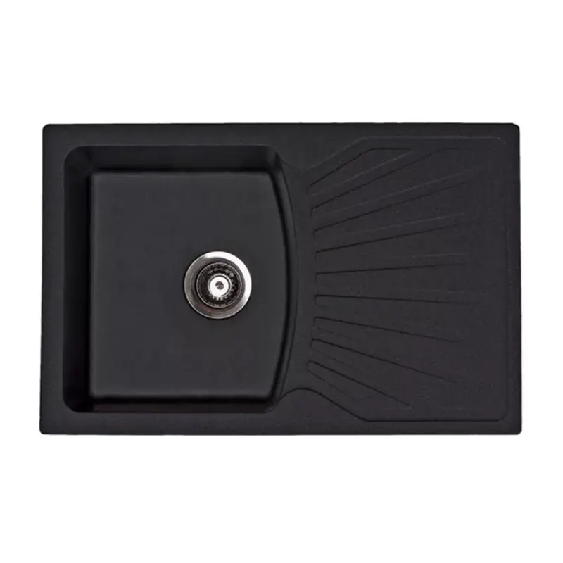 Quadro Plus XGranit Fekete mosogató 770x500/190mm 137410 Ajánlat