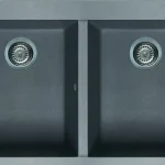 Ajánlat Elleci Quadra 350 gránit mosogató M73 Titanium 790x500/220mm