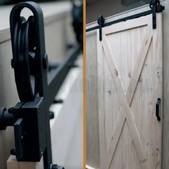 Vásárlói kedvenc DLYNE - Valcomp IZYDA/INKA Tolóajtó garn 2fm sinnel Matt fekete 100kg