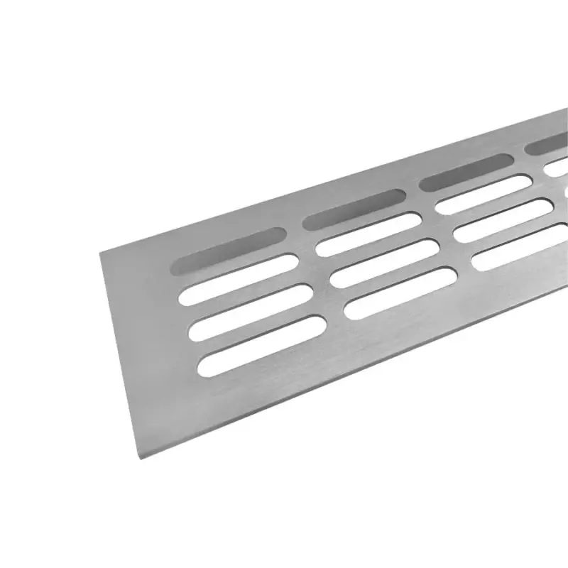 Vásárlói kedvenc Szellőzőrács négyszög alakú 80x1000mm Aluminium