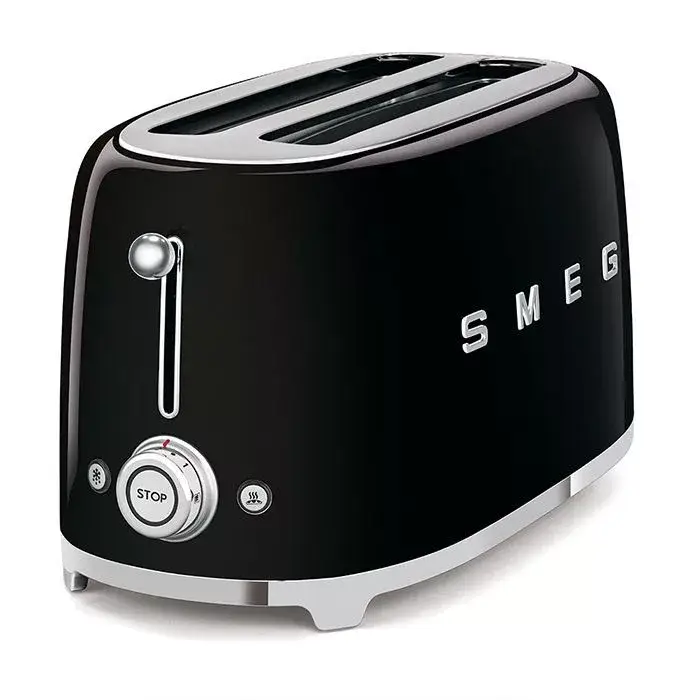 SMEG retro 4-szeletes kenyérpirító, fekete Utolsó esély