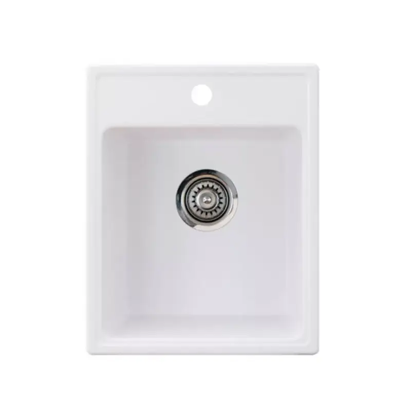 Expressz szállítás Quadro 40 XGranit Fehér mosogató 400x500/210mm 152984