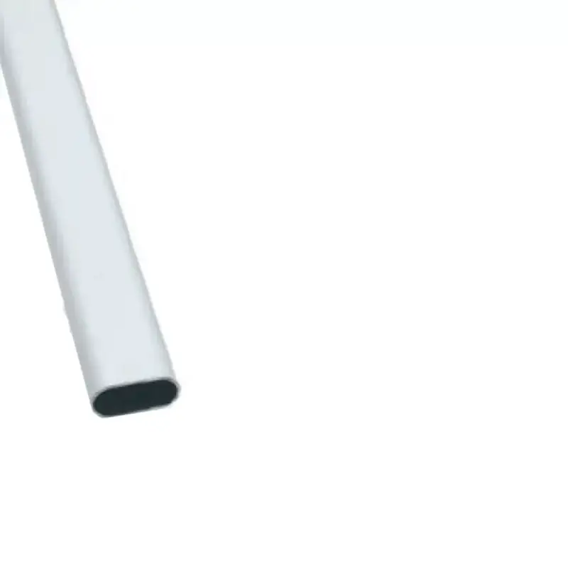 Utolsó esély Fém vállfatartó rúd FEHÉR mándli fém 13103.001 ovális 3000x30x15/0,7mm