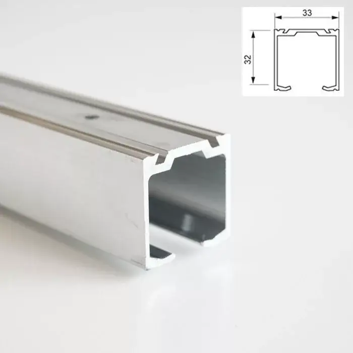 Valcomp - Herkules-2 Tolóajtó sín 4000mm Legnépszerűbb