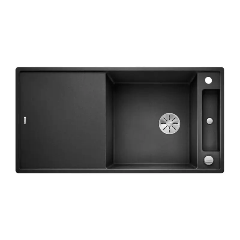 Kedvezmény BLANCO AXIA III XL 6 S Silgranit mosogatótálca, antracit, üveg vágólappal, excenterrel