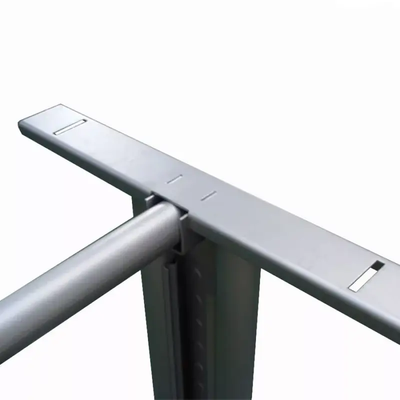 Prémium Irodabútor átkötőelem csöves 1800mm RAL9006 Alumínium