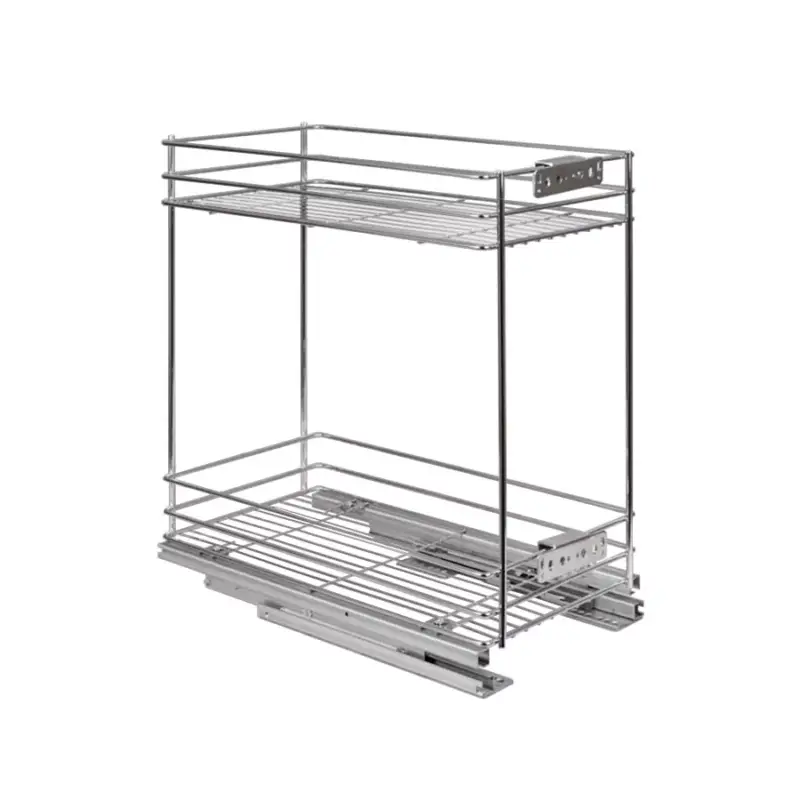 Akció Fémrács 24270 csillapított fenéklapra szerelhető 2 polcos 245x510x475mm Króm