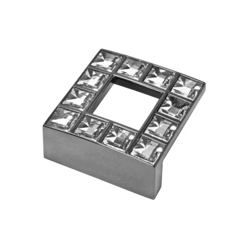 Fogantyú 550.032.KRE2 32mm Fekete Nikkel-Swarowski Kristály Szuper akció