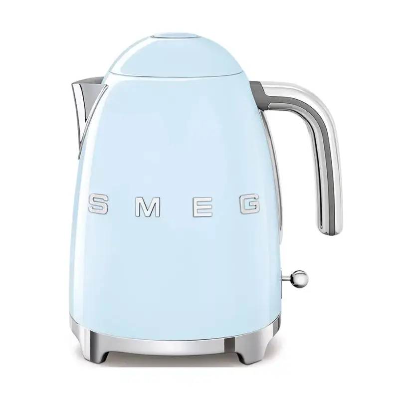 Outlet SMEG VÍZFORRALÓ, 50-es évek retro design, 1,7 liter, 2400 W, világoskék