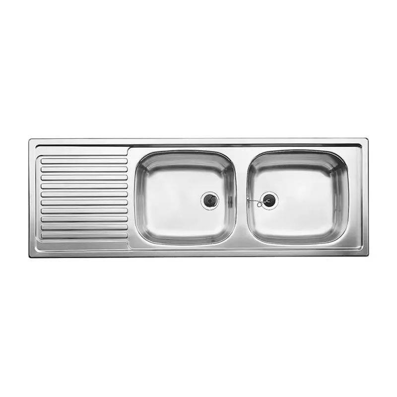 BLANCO TOP EZS 12X4-2 mosogatótálca, natúr rozsdamentes acél, forgatható, excenter nélkül, 1 1/2" lefolyó Biztonságos fizetés