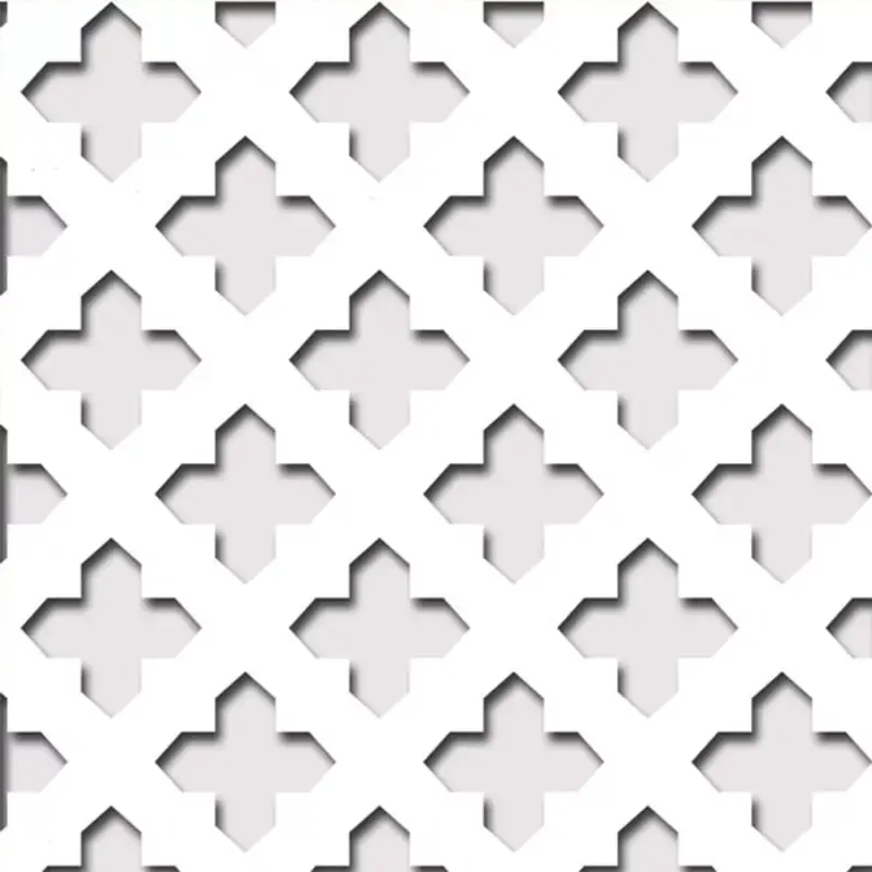 Prémium Laccato-Hdf Gotico perforációval Krono 101 Fehér 1400x510x3mm