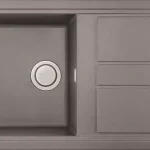 Elleci Best 480 gránit mosogató G48 Cemento 1000x510mm Szezonális akció