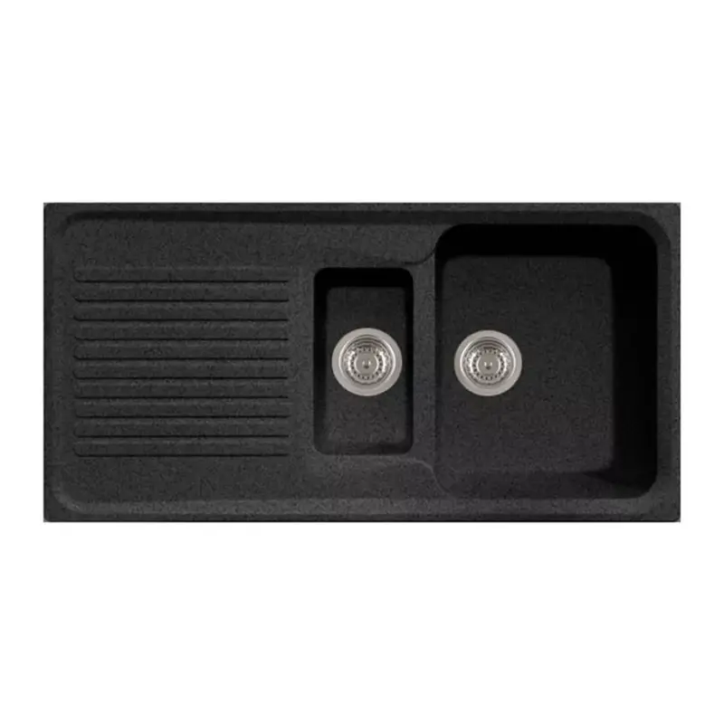 Expressz kézbesítés GRAWA PT4-9910N FEKETE gránit mosogató 990x500mm KIFUTÓ!
