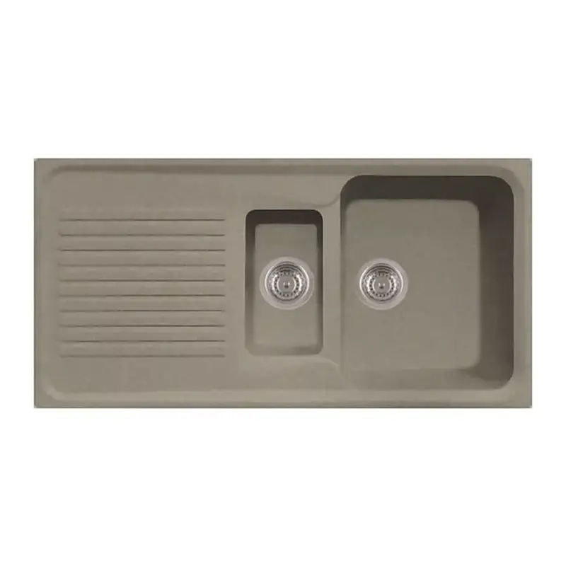 Outlet GRAWA PT4-9910T SÖTÉT HOMOK gránit mosogató 990x500mm