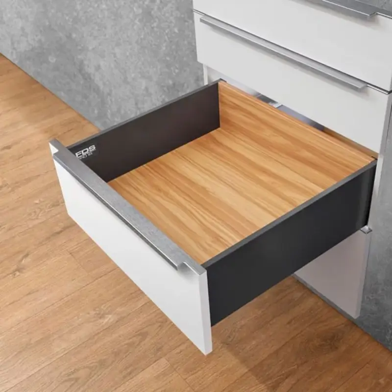 Fiókcsúszó FDS-PRO 18 C Push Open Duplafalú fiókoldal 400mm Antracit 40kg Fém Vásárlói kedvenc