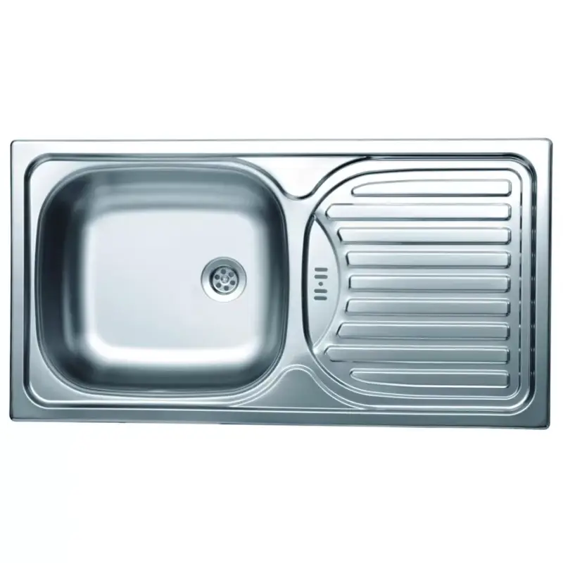 Gyors szállítás EVIDO FLEX rozsdamentes mosogató, csepegtető, 780x435mm, 1 1/2", natúr