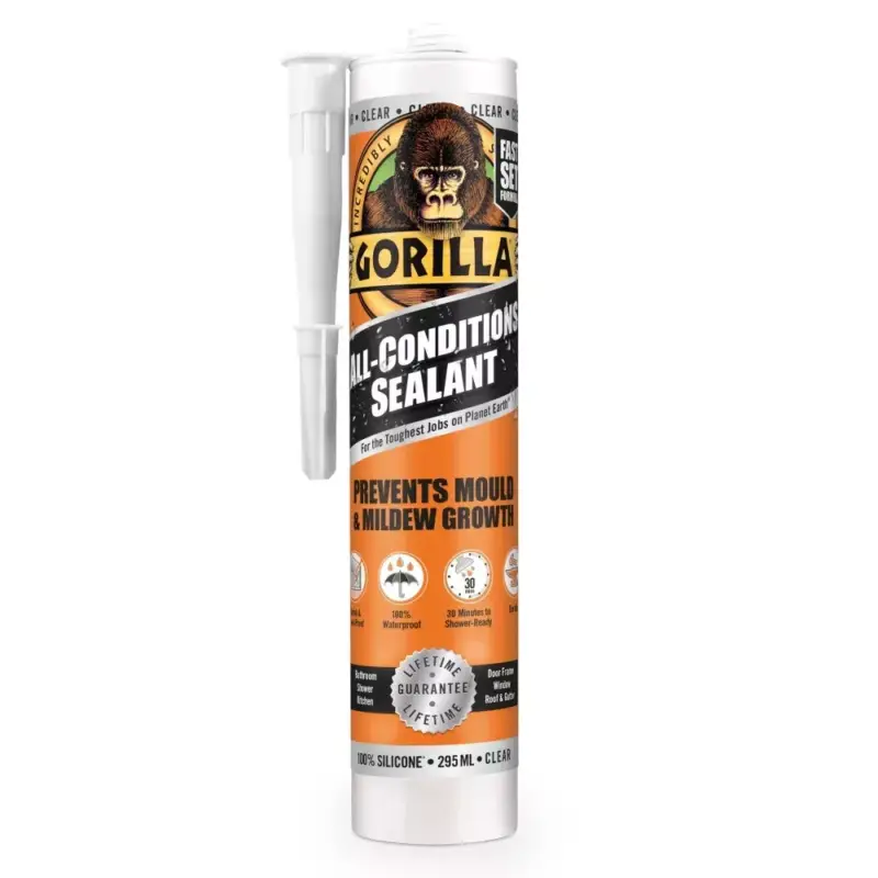 Rendeld meg most Gorilla Selant Clear Átlátszó szilikon tömítő 30perc