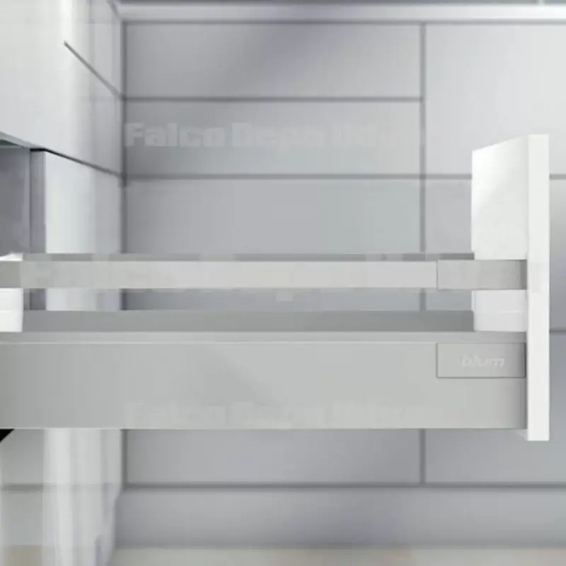 Újdonság Blum Fiókrendszer ANTARO TBM Szett B-350-1-korlát 30kg Szürke