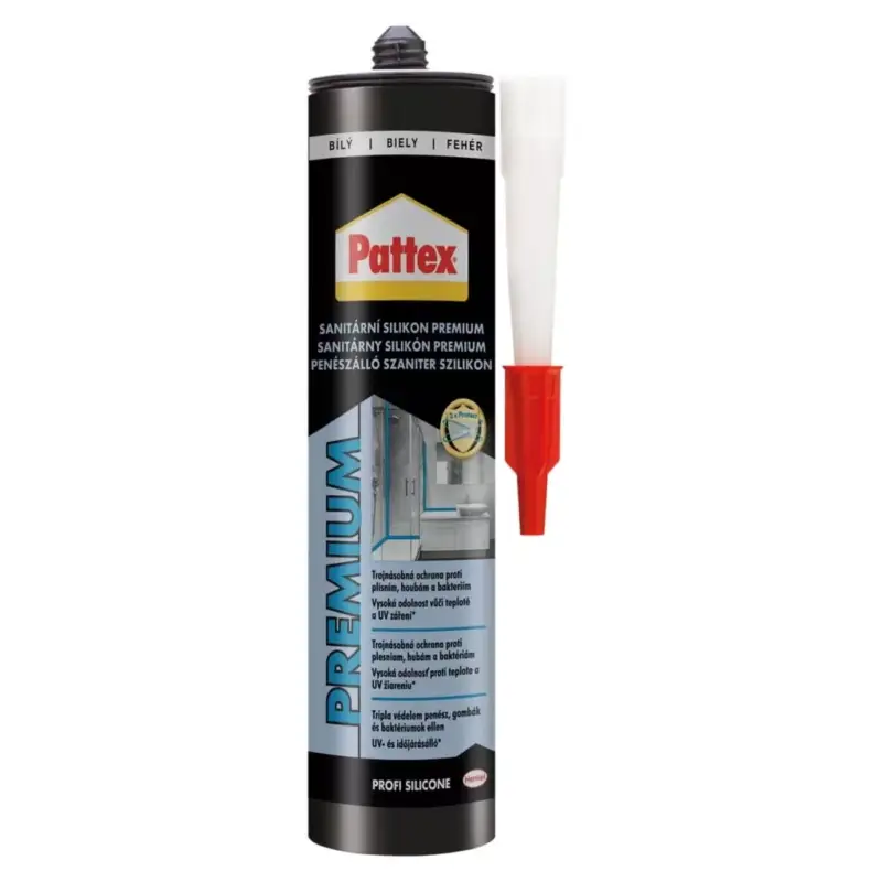 Gyors kiszállítás Pattex Penészálló szaniter szilikon 310ml Fehér
