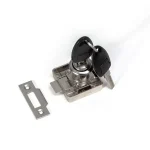 Gyors szállítás Bútorzár HB LOCKS HB-04 Bútorzár, RUGÓS, szögletes Nikkel