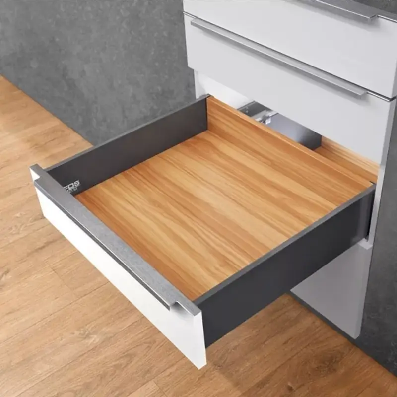 Kiárusítás Fiókcsúszó FDS-PRO 18 HD B duplafalú fiókoldal 550mm Antracit 60kg Fém