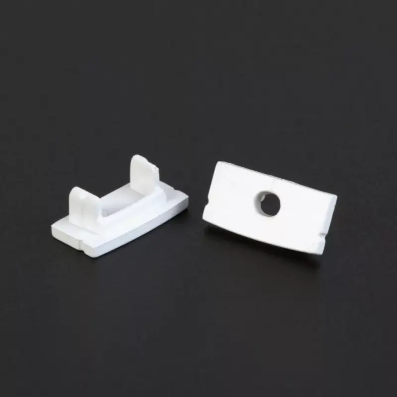 Kihagyhatatlan ajánlat LED aluminium profil végzáró (41010hez) - 2 db - fehér