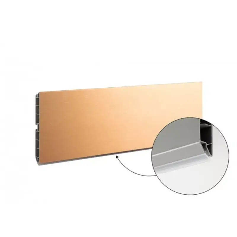 Lábazat előlap SCILM 100x4000mm Csiszolt Réz Prémium