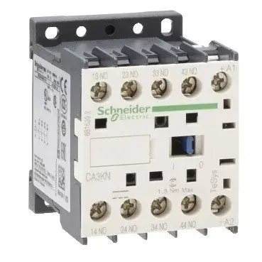 Schneider Electric CA3KN40BD, Segédkontaktor 10A, 24V DC vezerlés, 4 Záró érintkező, csavaros csatlakozás (Segédkapcsoló CA3KN40BD) Gyors kiszállítás