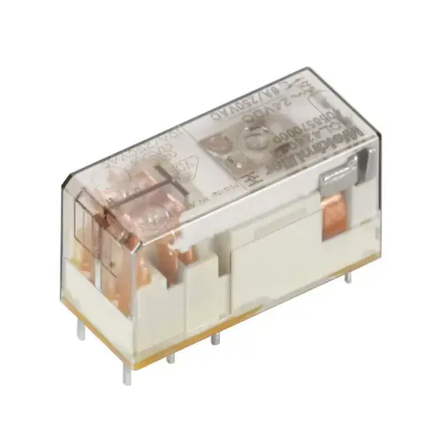 Weidmüller 4058580000 RCL425024, Relémodul 2 váltóérintkező (CO) AgNi 5µm Au, 24V DC vezérlőfeszültség, 8A folytonos áram, dugaszolható csatlakozás (Termseries) Expressz kézbesítés