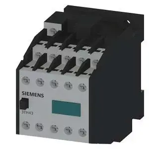 Ne maradj le Siemens 3TH4364-0AP0, Segédkontaktor 10A, 220..230V (50Hz) / 276V (60Hz)V AC vezerlés, 6 Záró + 4 Nyitó érintkező, csavaros csatlakozás (Segédkapcsoló 3TH43640AP0)