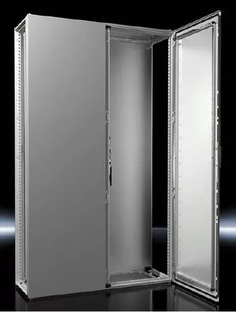 Rittal VX25 8285.000 Álló fém szekrény, teli ajtóval, 2 ajtós, 1800x1200x500, IP55, szerelőlappal, sorolható (Rittal 8285000) Alacsony ár