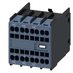 Vedd meg most Siemens 3RH2911-2HA03 segédérintkező blokk, homloklapi, 3 Nyitó, rugós csatlakozás, S00..S3 mágneskapcsolókhoz (Siemens 3RH29112HA03)