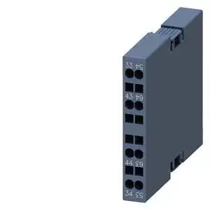 Siemens 3RH2921-2DA20 segédérintkező blokk, oldalsó, 2 Záró, rugós csatlakozás, S0..S3 mágneskapcsolókhoz (Siemens 3RH29212DA20) Akció